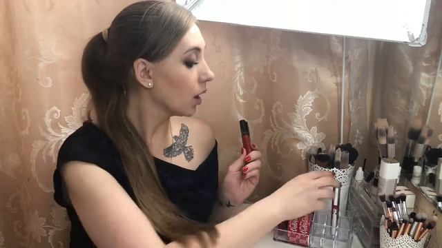 Обзор жидких матовых помад HUDA BEAUTY, TOO FACED, LIME CRIME, SEPHORA, KYLIE и др. смотреть онлайн