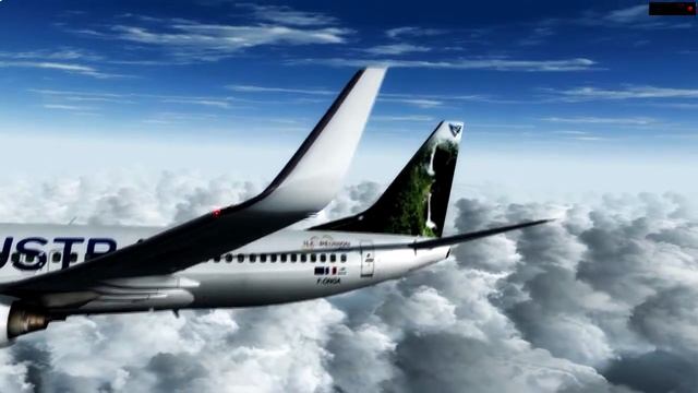 P3D I PMDG 737 St Denis - Maurice International Airport for Sky Alliance/ immersion flight смотреть онлайн