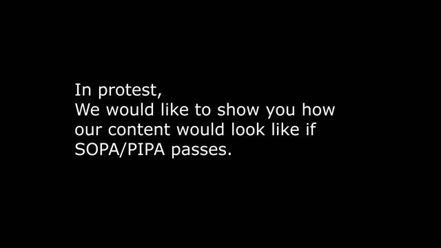 We stand against SOPA смотреть онлайн