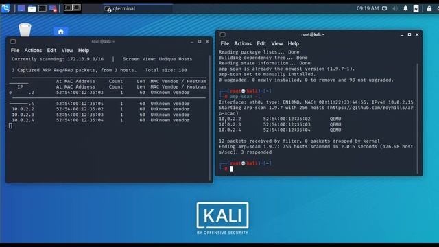 Hack others MAC and IP Address using netdiscover Tool | Network ARP scanner | Public wifi Hack смотреть онлайн