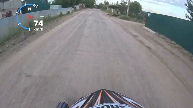 По дачному поселку на Ямаха Раптор 700. Yamaha Raptor 700. смотреть онлайн