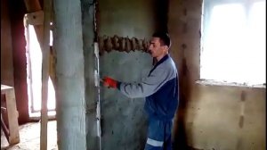 Мастер класс нанесения штукатурного раствора на стенку