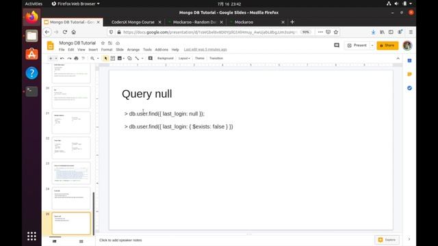 [MongoDB] - 11. Query empty fields смотреть онлайн