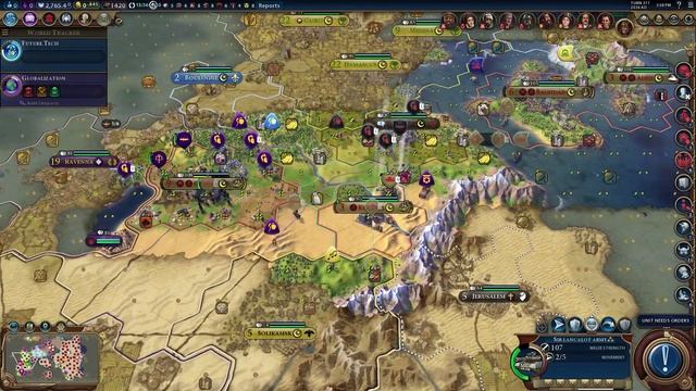 Civilization 6: Entering a state of Anarchy, Literally out of Control! - Part 25 | Let's Play смотреть онлайн