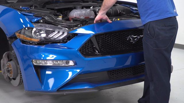 2018-2021 Mustang Honeycomb Style Lower Grille with LED DRL Stripes Review & Install смотреть онлайн