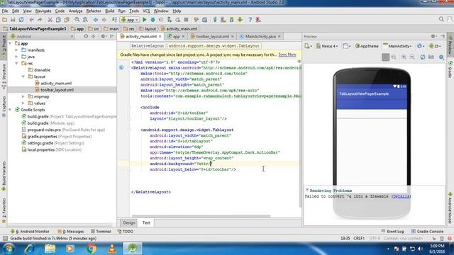 Android TabLayout Using ViewPager Example Part 1 смотреть онлайн