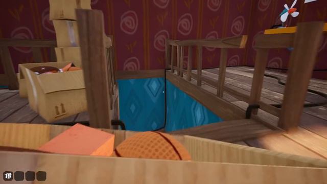 Этот Сосед Что-то Скрывает! Hello Neighbor Мультяшная хоррор игра Привет Сосед от Cool Games смотреть онлайн