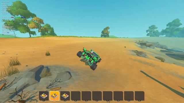 Сделал Крутой пляжный багги, С независимой подвеской . В скрап механик . #scrapmechanic #скрап