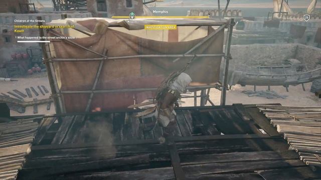 Assassin's Creed: Origins - Children of the Streets: Investigate Memphis Shipyard: Break Barrels PS смотреть онлайн