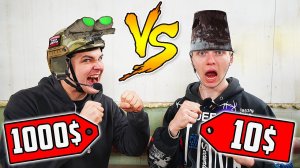 Шлем за 1$ против шлем за 1000$. Какой шлем прочнее?