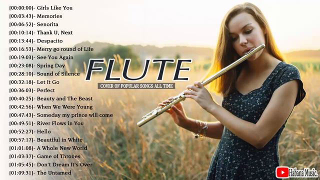 Top 40 Flute Covers Popular Songs 2020 - Best Instrumental Flute Cover 2020 смотреть онлайн