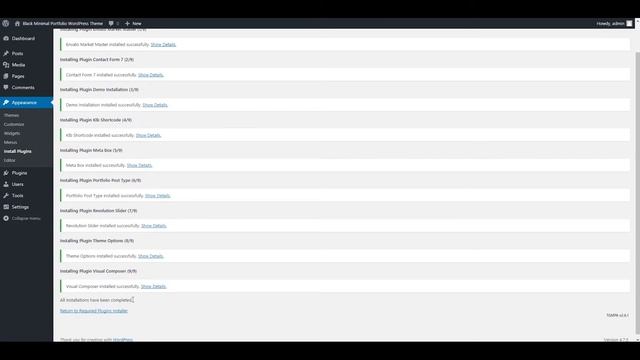 How to Install BLACK - Minimal Portfolio WordPress Theme #1 смотреть онлайн