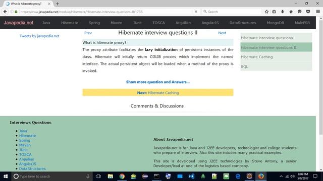 What is hibernate proxy?
| javapedia.net смотреть онлайн