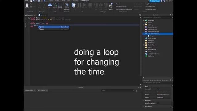 How To Make Day/Night Cycle in Roblox Studio (Quick Scripting Tutorials) смотреть онлайн