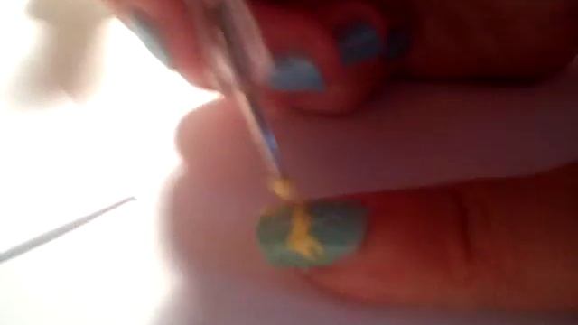 Как нарисовать на ногтях котика смотреть онлайн