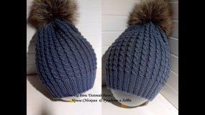 Супер шапочка, классный узор для шапок! Шапочка бини "Осенний Вальс" -   Мастер Класс