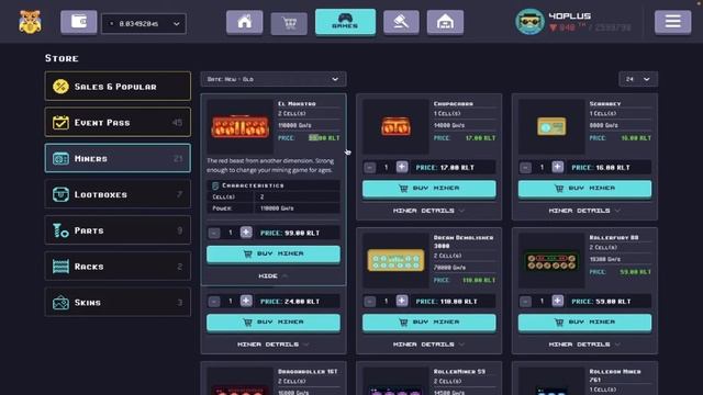 ROLLERCOIN полный разбор игры и пошаговый алгоритм в майнинге Mining | 40plus