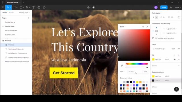Figma Tutorial : Membuat Landing Page di Figma смотреть онлайн