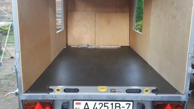 Переделка прицепа в небольшой фургон для рыбалки. смотреть онлайн