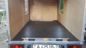 Переделка прицепа в небольшой фургон для рыбалки.