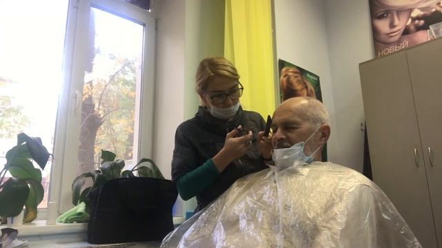 #мужскаястрижка#стрижкабороды# Мужская стрижка для элегантного возраста. Стрижка бороды смотреть онлайн