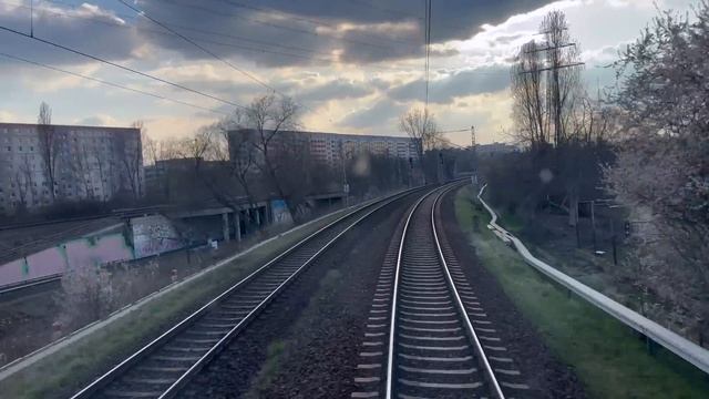 4K Führerstandsmitfahrt / Cab Ride Oranienburg - Flughafen BER Terminal 5 (RB32)