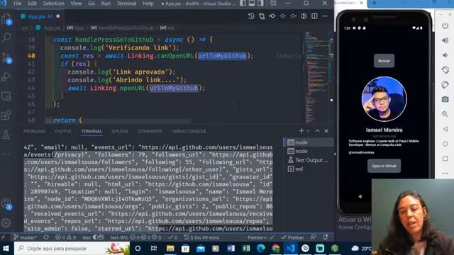 React Native - consumindo API do Github смотреть онлайн