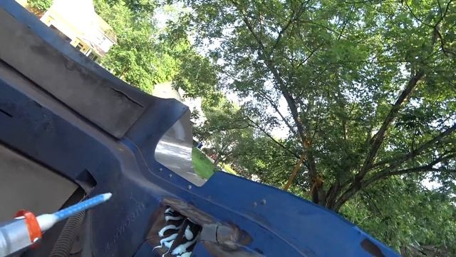 Ремонт капота Kenworth W900L Hood Repair