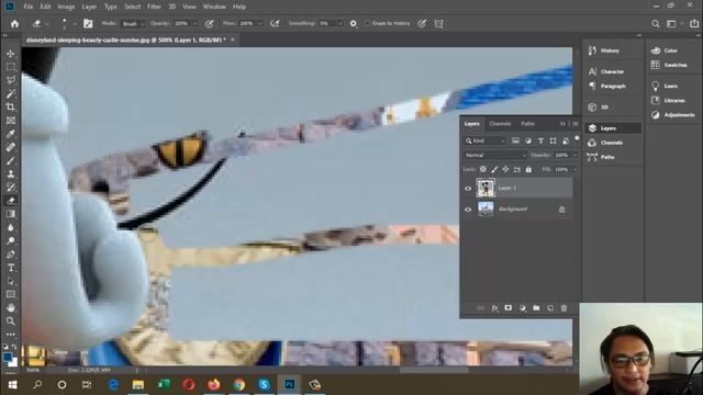 Photoshop Basics | How to edit pictures using Layers, Magic Wand and Free Transform смотреть онлайн