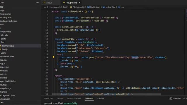 1 upload files using react js and asp net core api شرح ازاى ارفع ملف من خلال ريأكت смотреть онлайн
