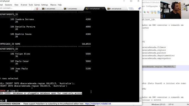 Oracle Active Data Guard: E possivel fazer DML? смотреть онлайн