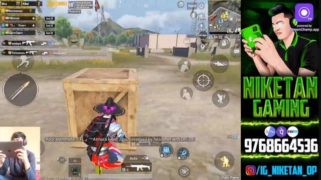 FIRST TIME FACECAM - PUBGM LIVE STREAM | NIKETAN GAMING | #FACECAM смотреть онлайн