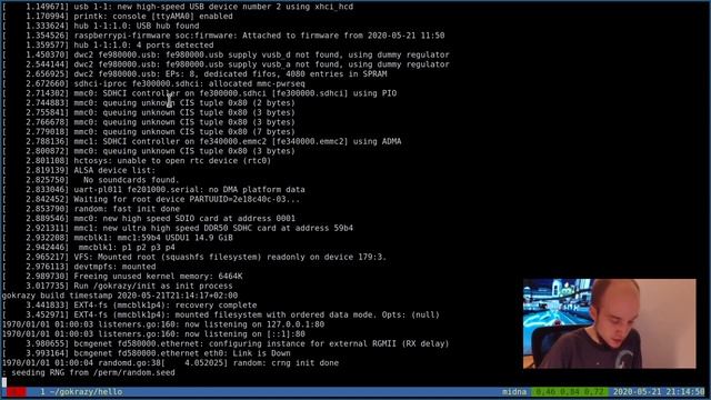 First Go coding stream: gokrazy.org busybox on serial console by default #golang #emacs #linux смотреть онлайн