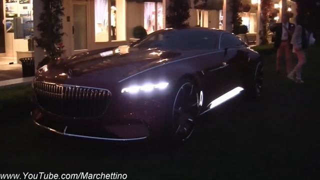 Vision Mercedes-Maybach 6 - Being Driven W/ A Remote!