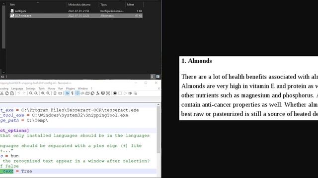 OCR snipping tool (Tesseract, Windows) смотреть онлайн