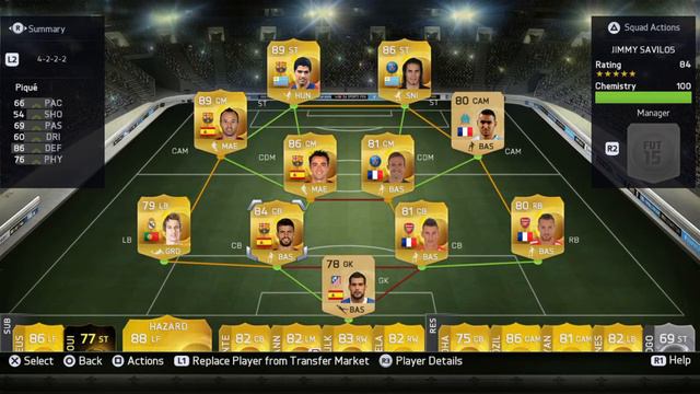 FIFA 15 AMAZING 550K HYBRID FT SUAREZ & CAVANI смотреть онлайн