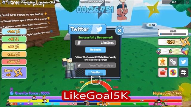 *ALL CODES WORK* [UPD5] Anime Racing Clicker ROBLOX | October 8, 2022 смотреть онлайн