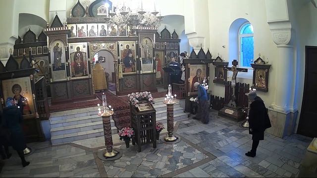 08.02.23. Прпп. Ксенофонта, супруги его Марии и сыновей их Аркадия и Иоанна. Часы. Литургия. смотреть онлайн