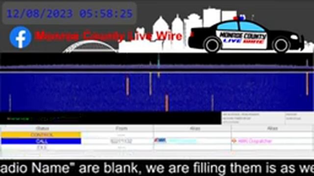 Monroe County Live Wire Fire, EMS, Police Scanner 24/7 12/08/2023 AM смотреть онлайн