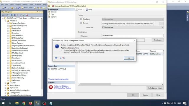 SQL Server DBA Tutorial 7 - How to Restore a Database from Differential Backup in SQL Server смотреть онлайн