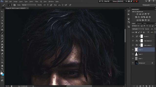 Делаем цвето-коррекцию в Фотошоп смотреть онлайн
