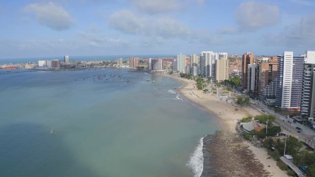 4K DRONE footage BRAZIL, FORTALEZA-CE | DJI MAVIC 2 PRO | смотреть онлайн