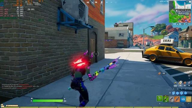 Fortnite Ray Tracing enabled! RTX 3080 TI! Max Settings! смотреть онлайн