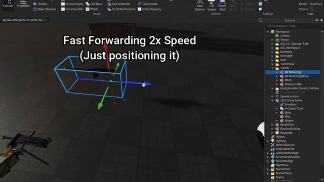 How to add RCM Turrets(made by DiamondJoe) into an A-Chassis Model (ACS) | Roblox Studio смотреть онлайн