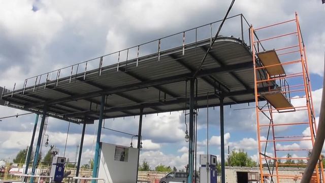 Таймлапс-видео "Монтаж элементов рекламного оформления АГЗС в г. Иваново" смотреть онлайн
