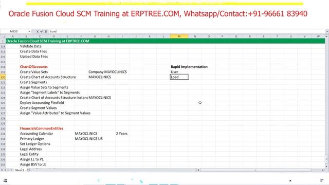 Oracle Fusion SCM Training | Rapid Implementation & Employee User Creation | 15th Session смотреть онлайн