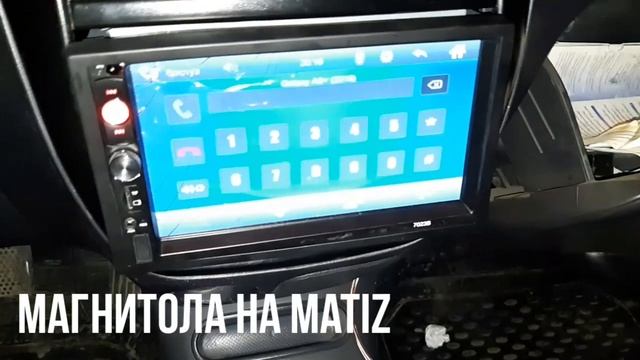 2din магнитола из Китая установка на daewoo Matiz смотреть онлайн