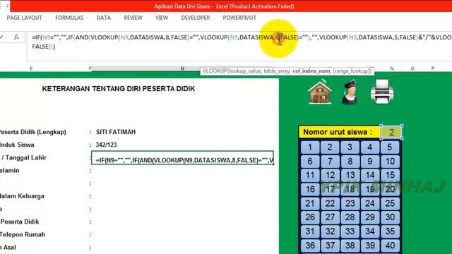 Cara Membuat Database Sekolah VBA Excel Part 3 смотреть онлайн
