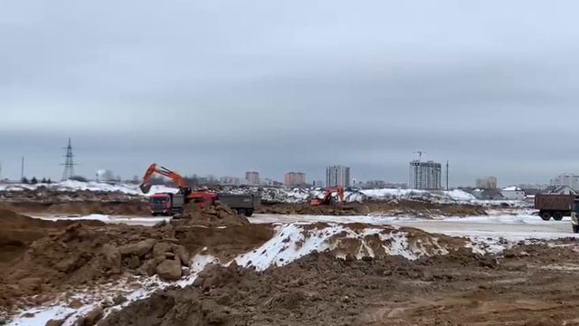 Орловский карьер. Работы рядом с СНТ Патриот. 28.02.2023 смотреть онлайн