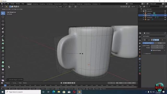 How to Make a Cup in Blender || Blender Tutorial for Beginners || Quick and Easy Cups смотреть онлайн